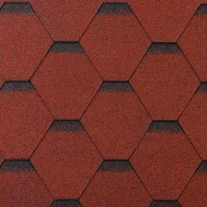 Bituumensindel Hexagonal, VÄRVIVALIK, 1 pakk 3m2